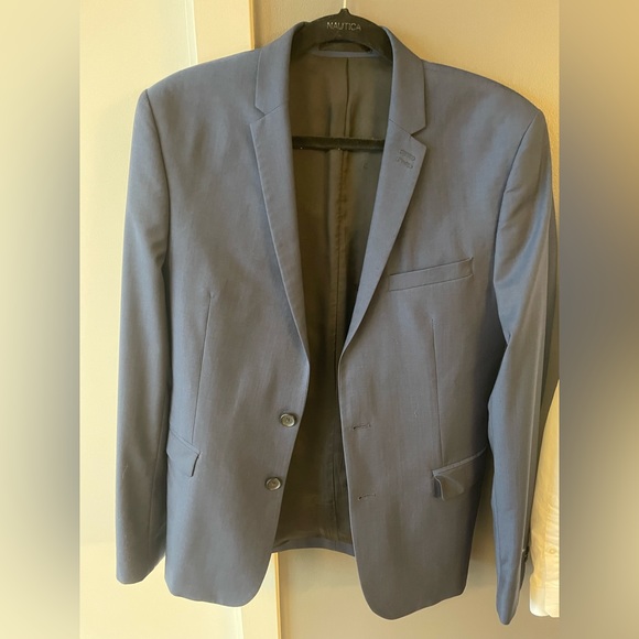 The Kooples Navy Blue Jacket and White Shirt - Picture 5 of 7